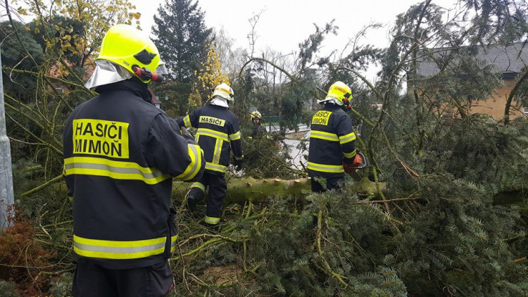 Silný vítr komplikuje život na Liberecku
