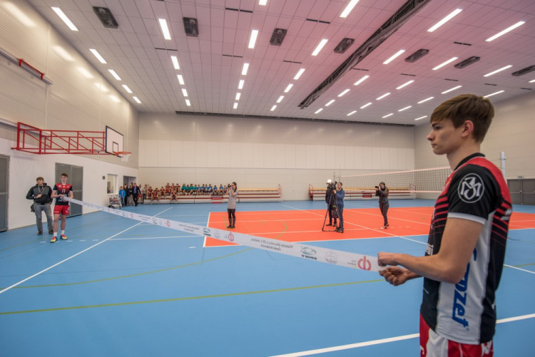 Otevření nové tělocvičny ZŠ Oskara Nedbala