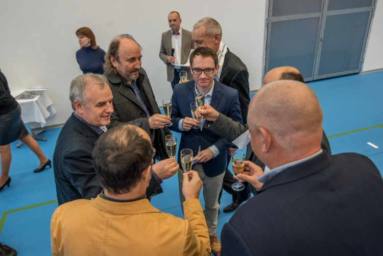 Otevření nové tělocvičny ZŠ Oskara Nedbala