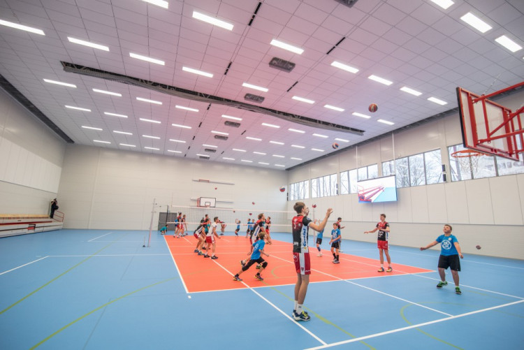 Otevření nové tělocvičny ZŠ Oskara Nedbala