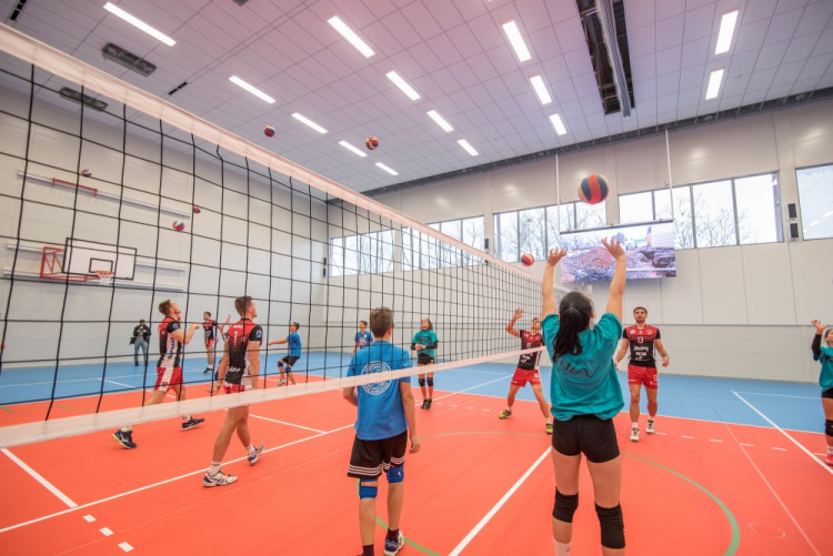 Otevření nové tělocvičny ZŠ Oskara Nedbala