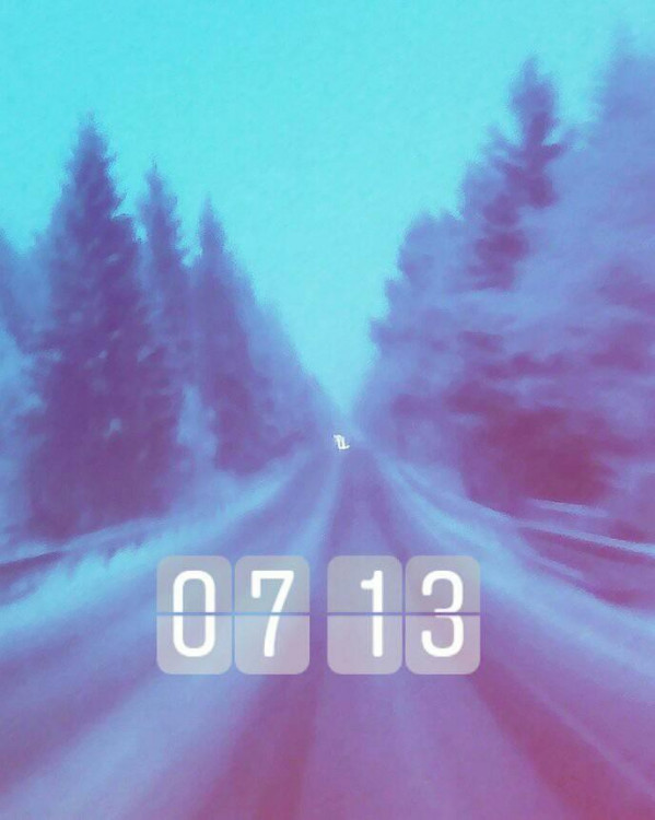 První sníh na Vysočině