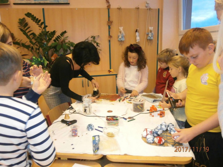 Vánoční dílny v ZŠ Seifertova