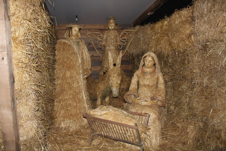 Rozsvícení vánočního stromečku v Cejli na Jihlavsku