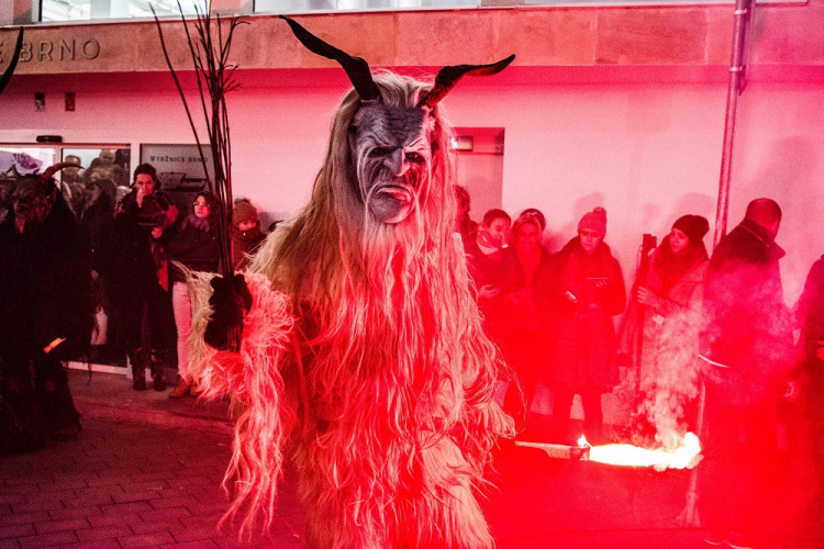 Krampus v Brně, autor: Tomáš Hrivňák