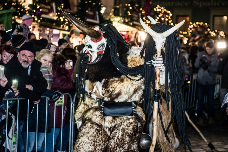 Krampus v Brně, autor: Tomáš Hrivňák