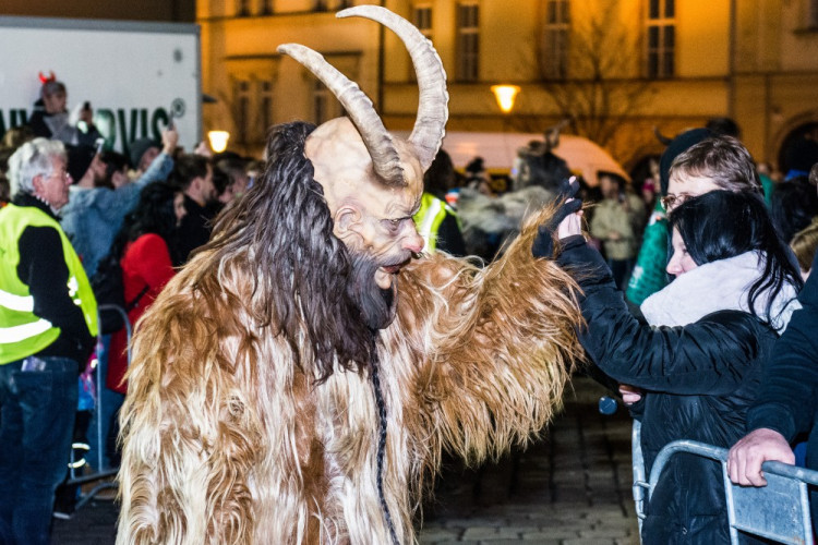 Krampus v Brně, autor: Tomáš Hrivňák