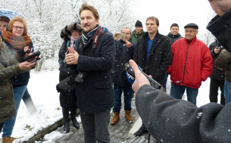 Otevření trolejbusové linky ve Vrchlického ulici