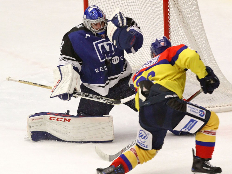Z tohoto souboje střelce Roka Pajiče a brankáře Ondřeje Bláhy vzešel jako vítěz havířovský gólman