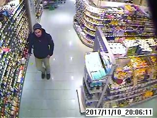 Krádež v City Parku, listopad 2017