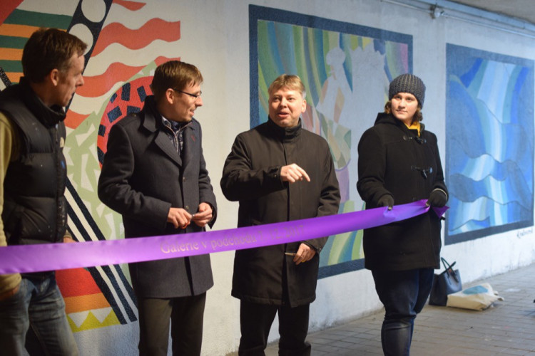 Slavnostní otevření Galerie v podchodu