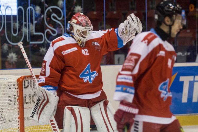 FOTOGALERIE: Kohouti přehráli doma tygry z Liberce 4:1, krásnými góly se zaskvěli Laš a Burian