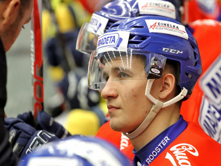 Do utkání naskočil mladý útočník Budějovických Jakub Káník