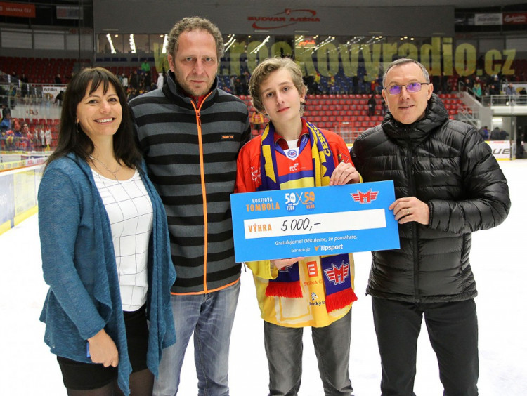 Výherce hokejové tomboly