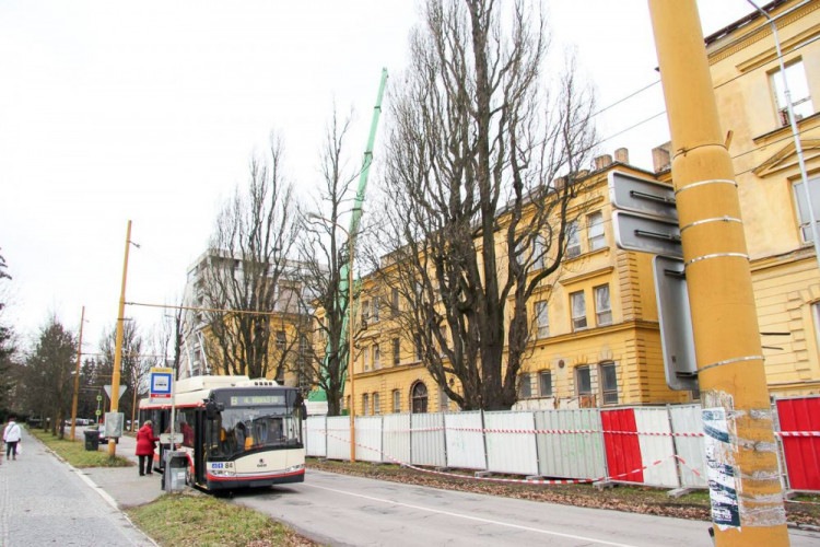 Demolice kasáren v Jihlavě, 4. ledna 2018