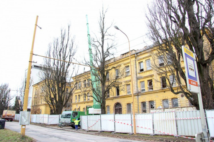 Demolice kasáren v Jihlavě, 4. ledna 2018