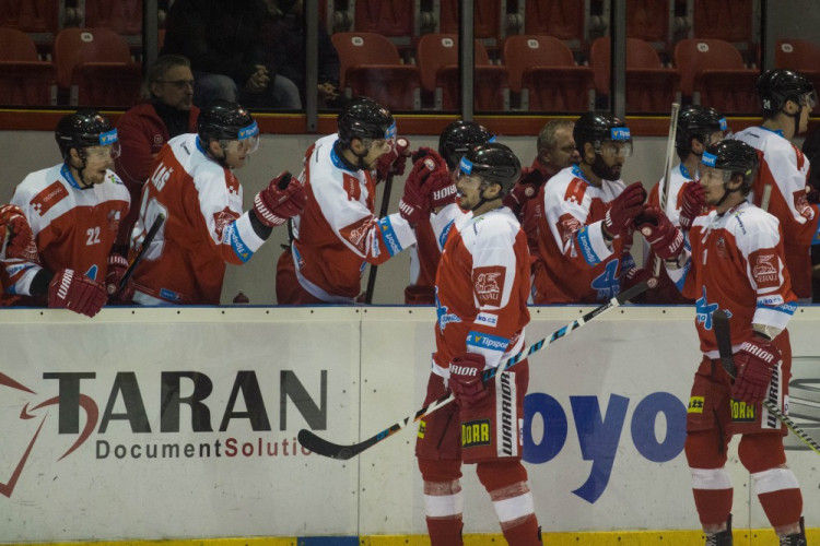 FOTOGALERIE: Mora porazila bruslaře z Boleslavi 4:2, gól do prázdné si dal Zbyněk Irgl
