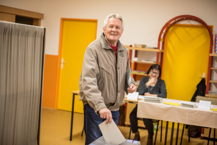 Volba prezidenta České republiky 2018 v Českých Budějovicích.