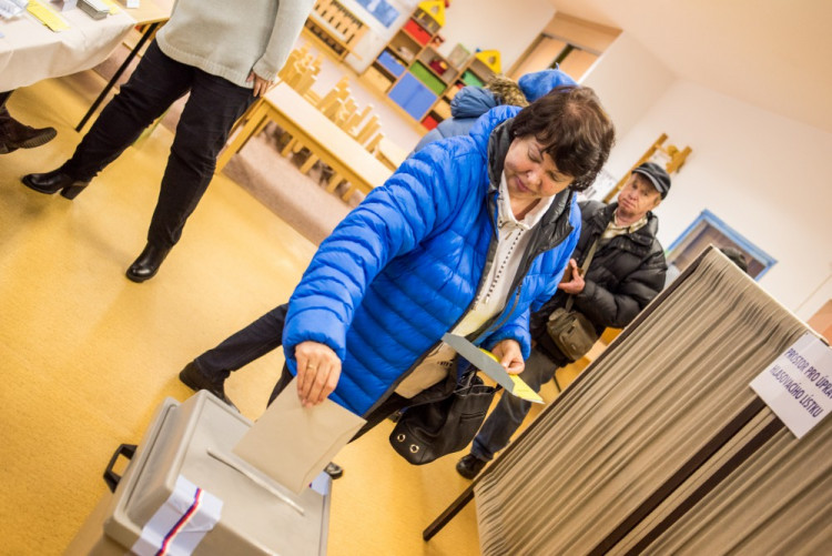 Volba prezidenta České republiky 2018 v Českých Budějovicích.