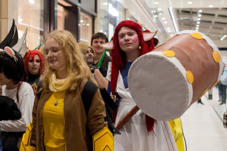 V Šantovce se to hemžilo fanstastickými postavami, už potřetí se tam sešli cosplayeři
