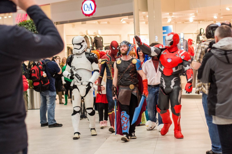 V Šantovce se to hemžilo fanstastickými postavami, už potřetí se tam sešli cosplayeři