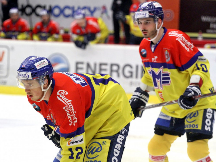 Pavel Pýcha (v popředí) s Richardem Nejezchlebem