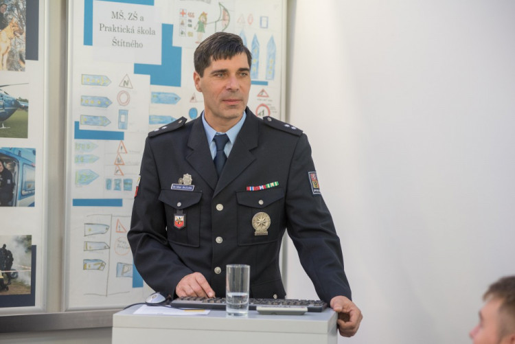 Policejní mluvčí Milan Bajcura.
