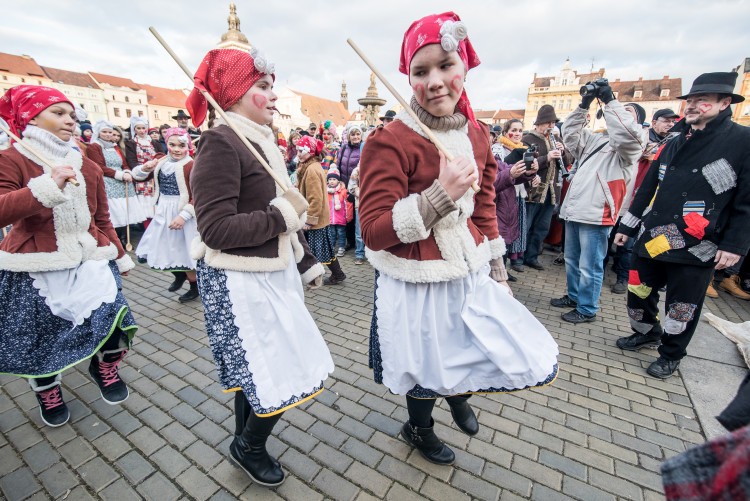 28. masopustní průvod a koleda 2018