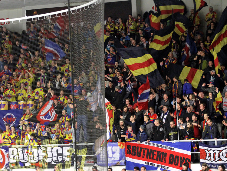 Budvar aréna byla při utkání s kladenskými Rytíři už poněkolikáté v sezoně vyprodána