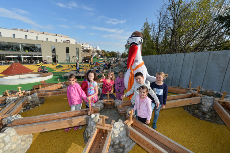 Desítky atrakcí nového venkovního areálu BRuNO family parku