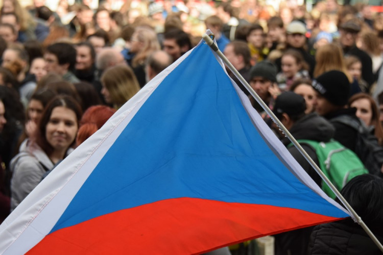 Studenti v Olomouci demonstrovali za ústavní hodnoty
