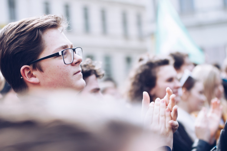 Studentská stávka #VyjdiVen v Brně optikou Vojtěcha Káby