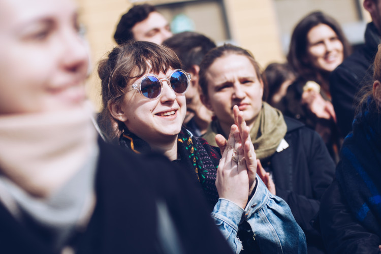 Studentská stávka #VyjdiVen v Brně optikou Vojtěcha Káby