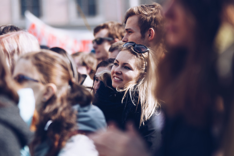 Studentská stávka #VyjdiVen v Brně optikou Vojtěcha Káby