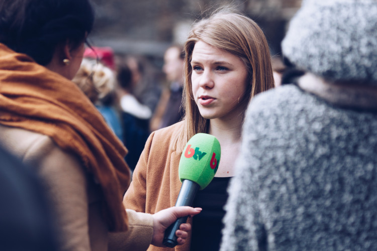 Studentská stávka #VyjdiVen v Brně optikou Vojtěcha Káby