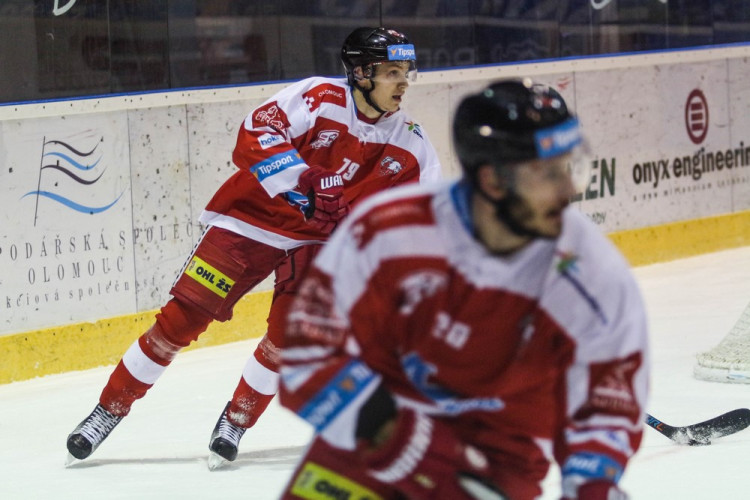 Olomouc ve třetím čtvrtfinále play-off nestačila na Plzeň a prohrála 3:4