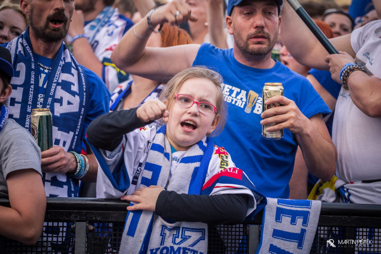 Zelňák při vítězném zápase v Třinci a zisku titulu, autor: Martin Pištěk