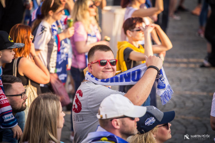 Zelňák při vítězném zápase v Třinci a zisku titulu, autor: Martin Pištěk