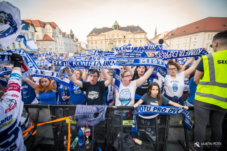 Zelňák při vítězném zápase v Třinci a zisku titulu, autor: Martin Pištěk
