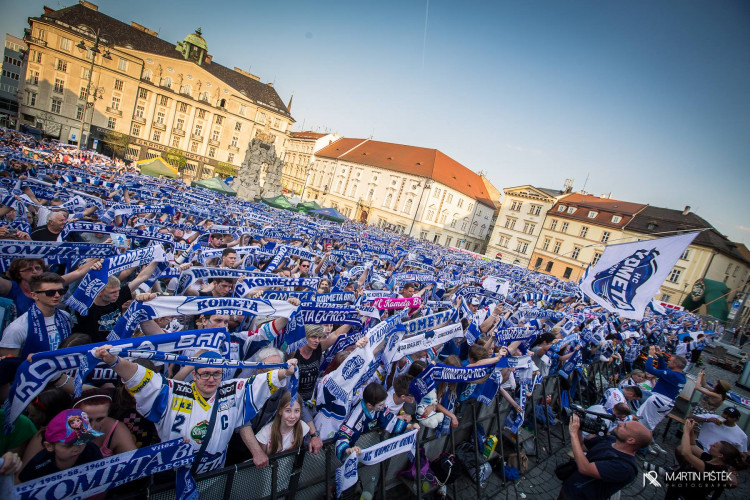 Zelňák při vítězném zápase v Třinci a zisku titulu, autor: Martin Pištěk