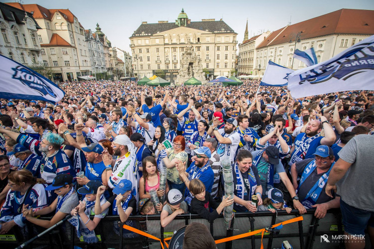 Zelňák při vítězném zápase v Třinci a zisku titulu, autor: Martin Pištěk