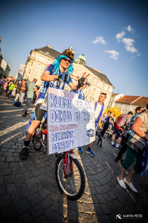 Zelňák při vítězném zápase v Třinci a zisku titulu, autor: Martin Pištěk