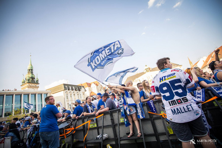 Zelňák při vítězném zápase v Třinci a zisku titulu, autor: Martin Pištěk