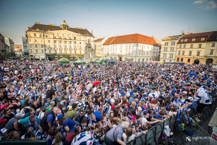 Zelňák při vítězném zápase v Třinci a zisku titulu, autor: Martin Pištěk