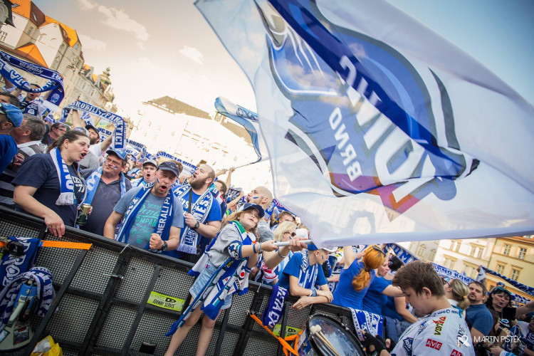 Zelňák při vítězném zápase v Třinci a zisku titulu, autor: Martin Pištěk