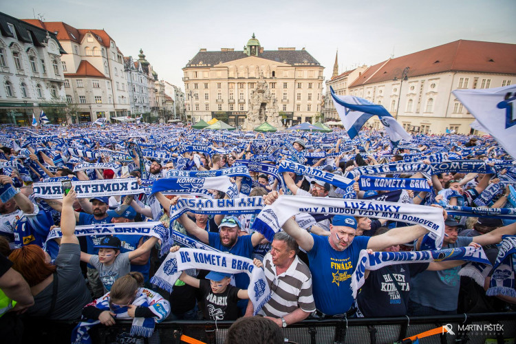 Zelňák při vítězném zápase v Třinci a zisku titulu, autor: Martin Pištěk