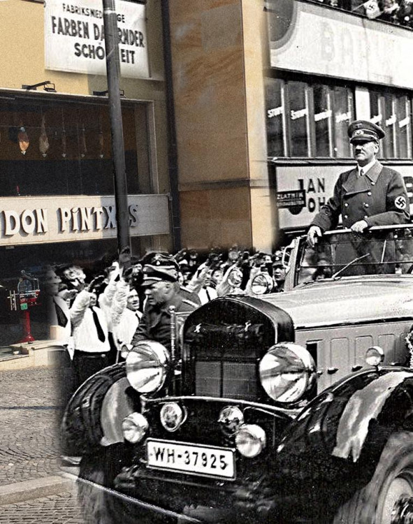 Hitler v současných brněnských ulicích a rozbombardované Brno, Autoři: Michal Doležel Pavla Voborník Kačírková, Lenka Křikavová