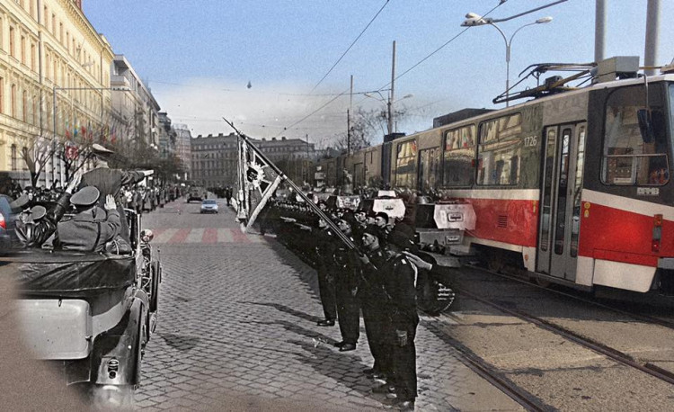 Hitler v současných brněnských ulicích a rozbombardované Brno, Autoři: Michal Doležel Pavla Voborník Kačírková, Lenka Křikavová