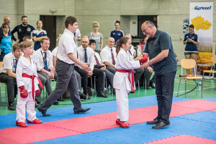 Karatisté z Čech i ciziny se utkali v dvoudenním klání v Českých Budějovicích