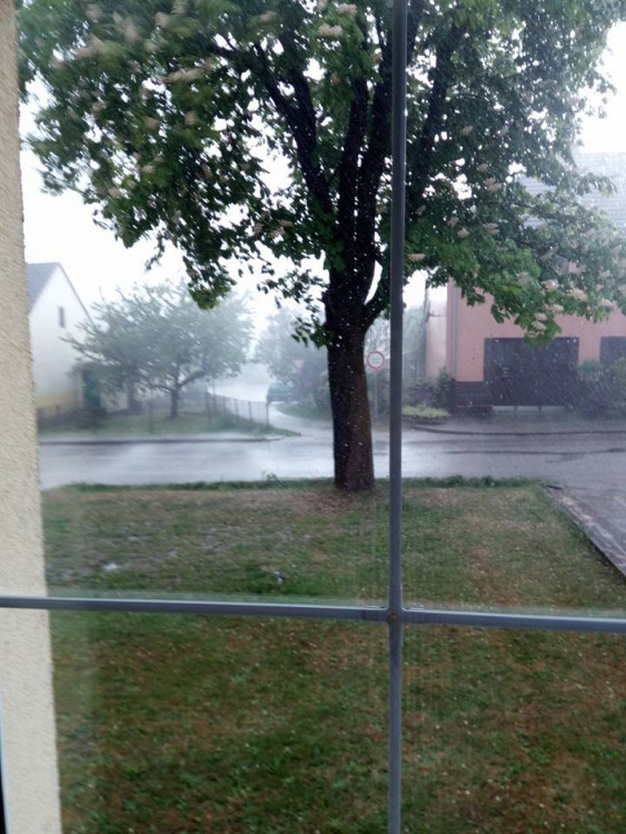 Když po dlouhé době v Budějcích zaprší